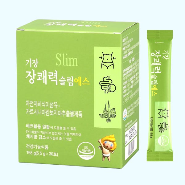 기장 장쾌력 슬림 차전자피 식이섬유 영양제 장청소 섬유소