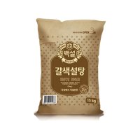 cj 백설 황설탕 15kg