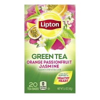 Lipton Green Tea Bags Orange Passionfruit Jasmine 그린 티백 오렌지 패션프루트 자스민 20개입 45g 4팩