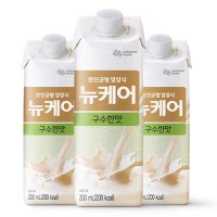 대상웰라이프 뉴케어 구수한맛 200ml 30팩 완전균형영양식 식사대용