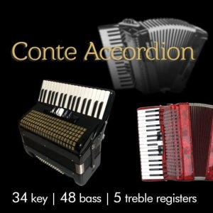 콩테 아코디언 48베이스 34건반
