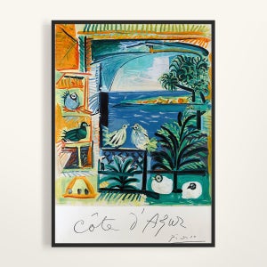 세서미프린츠 아트 포스터 파블로피카소 그림전시 포스터 코테 Pablo Picasso A2