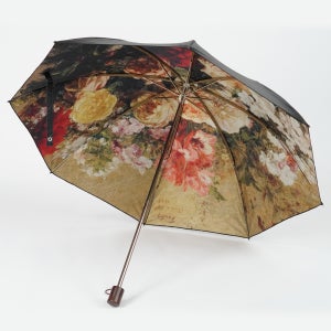 앙리 명화 이중 양산 (겉 검정, 안 그림)