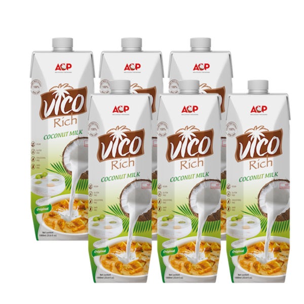 허니트리 비코리치 100% 코코넛밀크 1000ml x 6팩 무가당