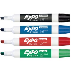 EXPO 보드마카 Chisel팁(녹/1자루/SANFORD)