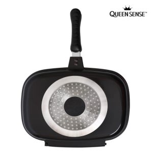 퀸센스 디오 IH 인덕션 양면팬 상하분리 생선구이 군고구마 후라이팬