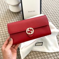 구찌 GG 인터로킹 플랩 장지갑 (598166/615524-CAO0G) / GUCCI GG INTERLOCKING FLAP WALLET