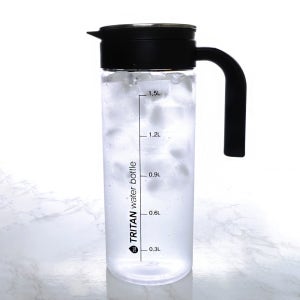 핫콤 트라이탄 냉장고 물병 1.8L 블랙 BPA프리 안전