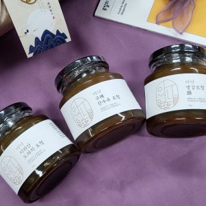 아낙조청 선물세트 / 지리산도라지,구례산수유,생강 2병 / 3병 선택