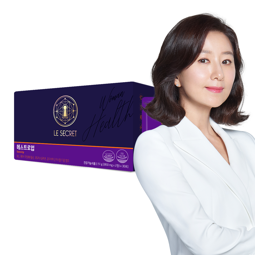 [르시크릿] 김희애 에스트로업 1박스 1개월분 여성 갱년기 면역력 <b>피로</b> 개선