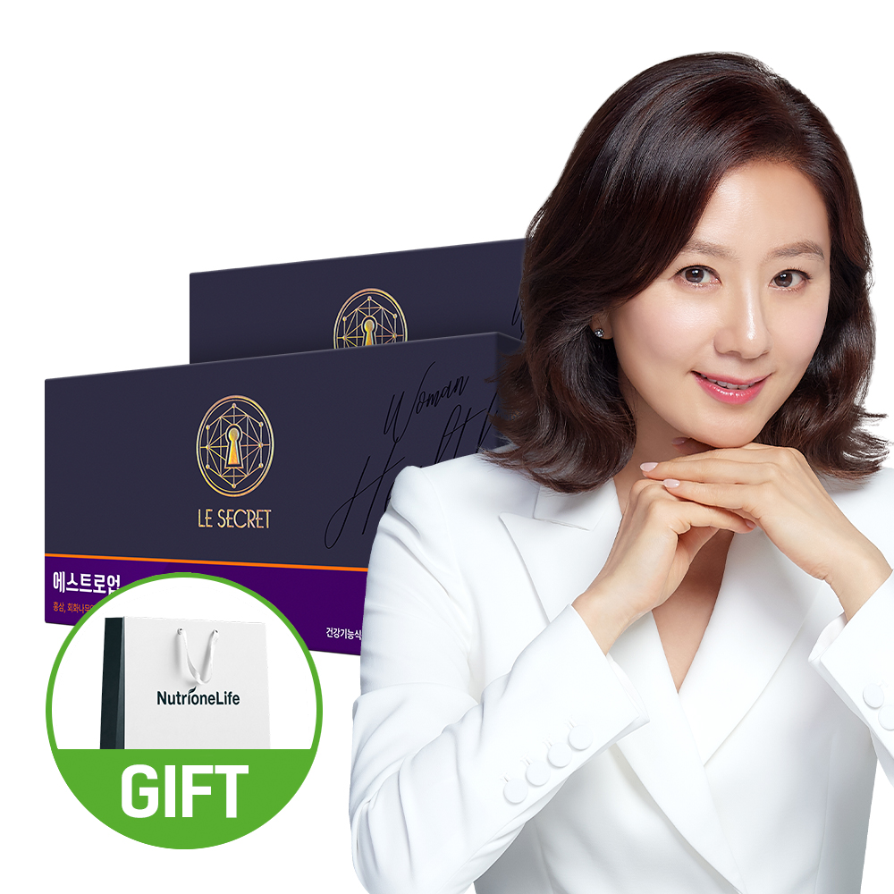 르시크릿 김희애 에스트로업 2박스 2개월분 여성 <b>갱년기</b> 면역
