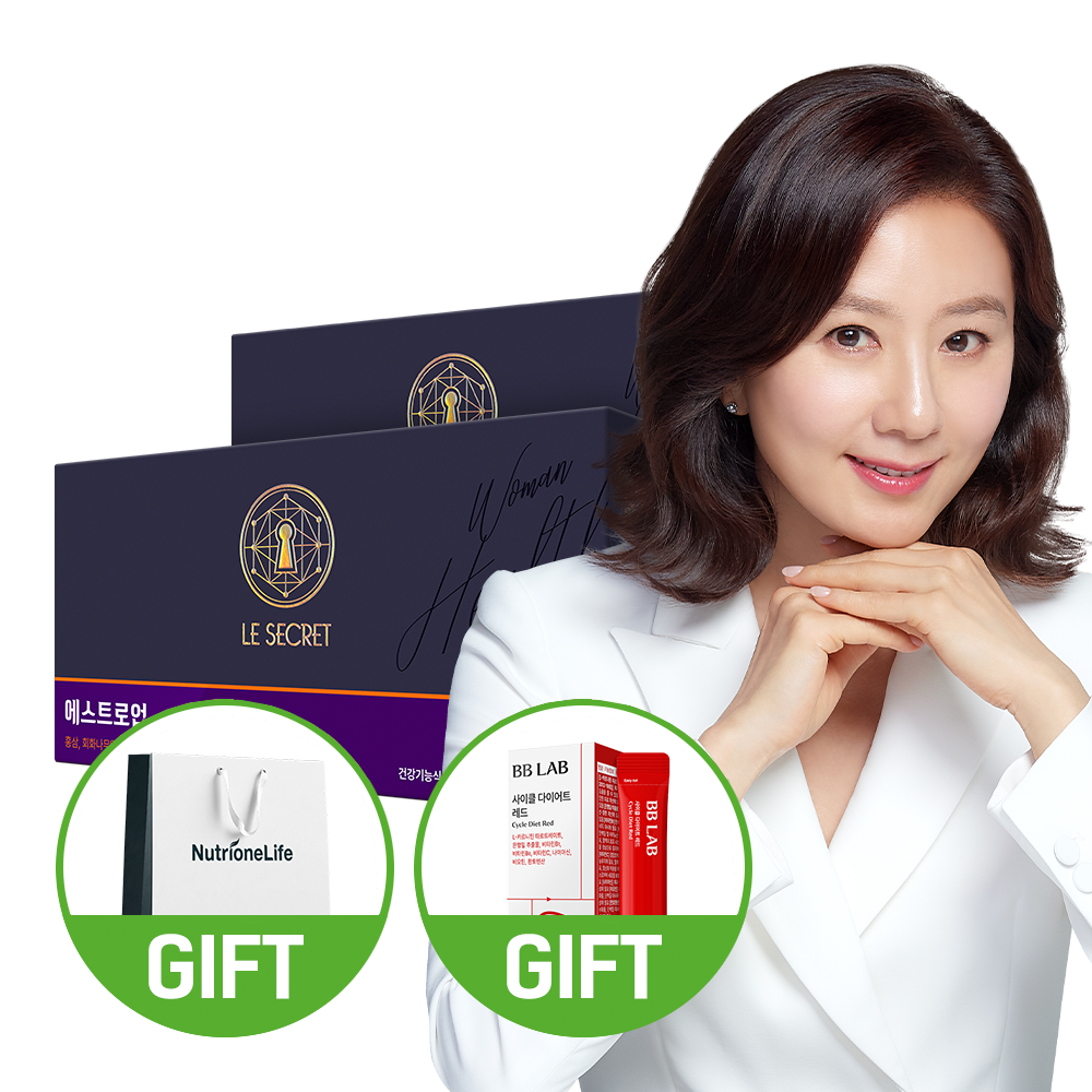 르시크릿 김희애 에스트로업 2박스 2개월분 여성 갱년기 <b>면역</b>
