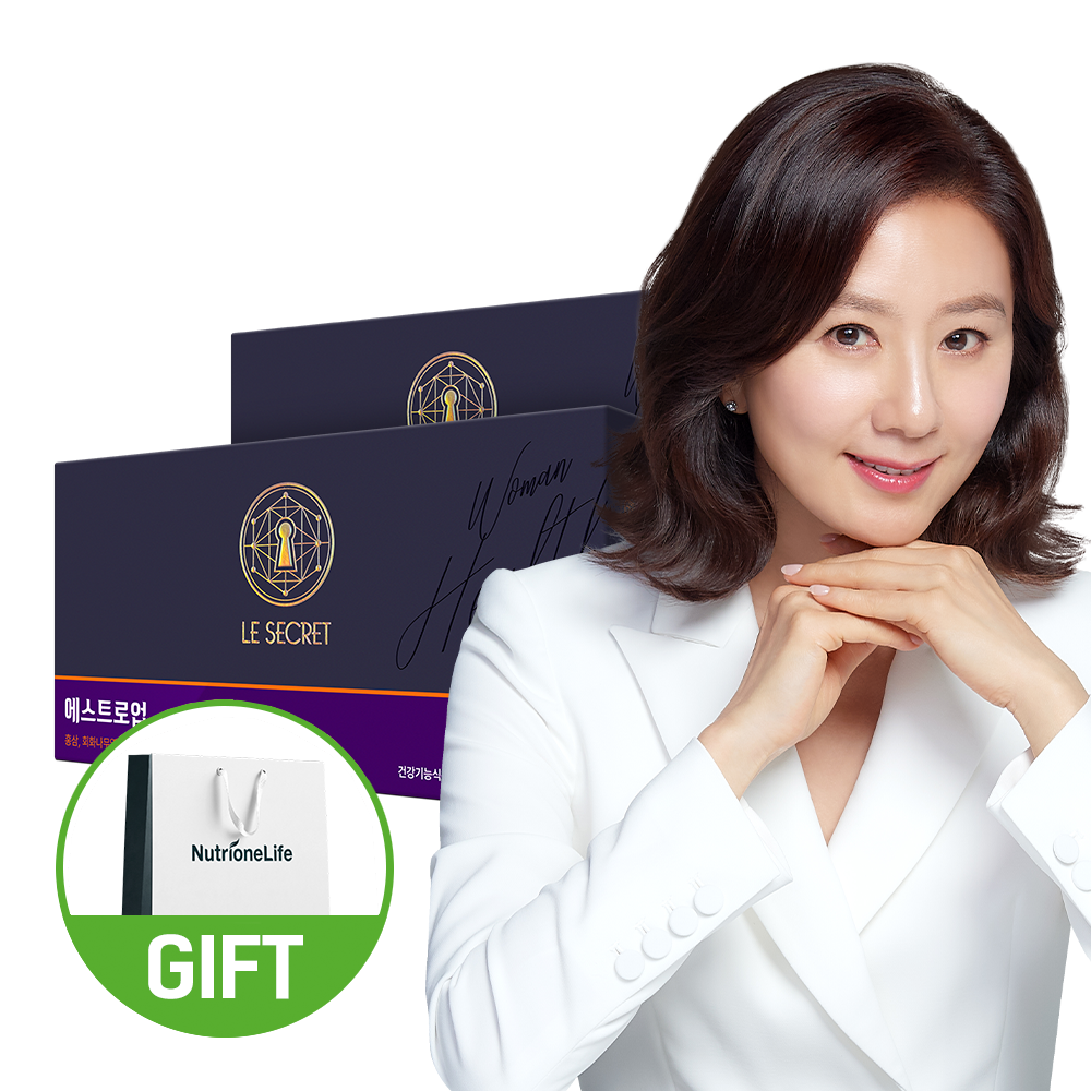 르시크릿 김희애 에스트로업 2박스 2개월분 여성 <b>갱년기</b> 면역