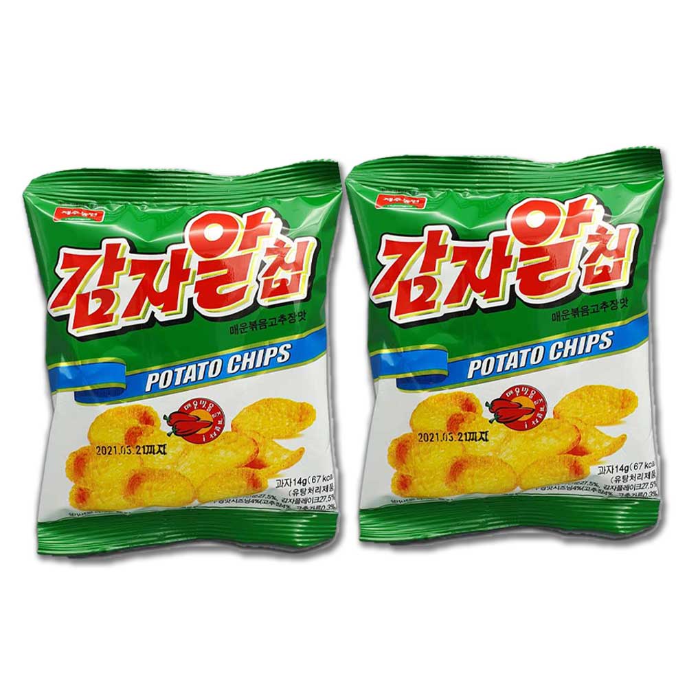 감자알칩 매콤볶음고추장 추억의 옛날 과자 알감자칩