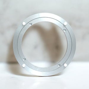 포인트철물 턴테이블 알루미늄 베어링 원형 회전판 가구 식탁 TV 200mm