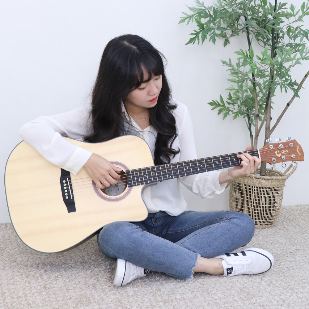 Samick 삼익 INST-Lakia 라키아 탑솔리드 통기타 스프러스 D 풀패키지