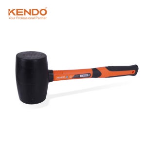 켄도 검정 블랙 고무 망치 타일 시공 조립 자동차 정비