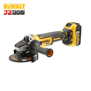 DEWALT 18V/5.0Ah 충전 디스크 그라인더 DCG405P2 슬라이더 스위치