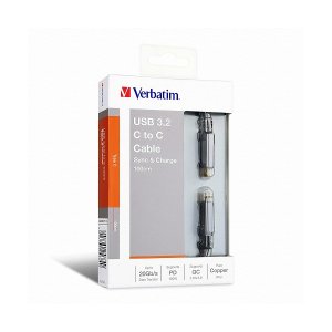 버바팀 메탈릭 USB 3.2 타입 C to C 케이블 100cm