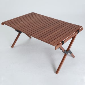 접이식 캠핑테이블 롤테이블 원목 우드 90cm
