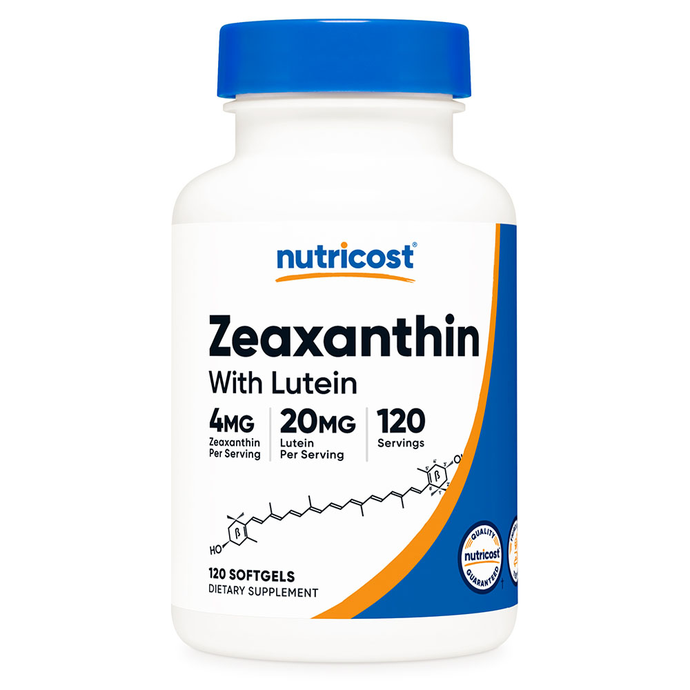 뉴트리코스트 제아잔틴 4mg 루테인 20mg 지아잔틴 120캡슐 4개월분