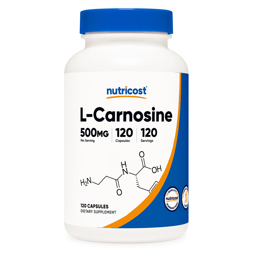 뉴트리코스트 <b>L-카르노신</b> 500mg 120캡슐 4개월분