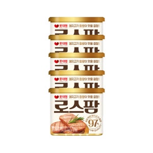 롯데햄 로스팜97 340g, 5개