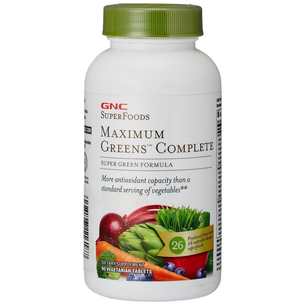 GNC 슈퍼푸드 맥시멈 안티옥시던트 <b>그린스</b> 컴플리트 90정