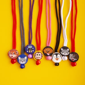 마스크스트랩 목걸이 마스크줄 캐릭터 마스크끈조절기 고리 스토퍼 목줄 목걸이줄 끈길이조절