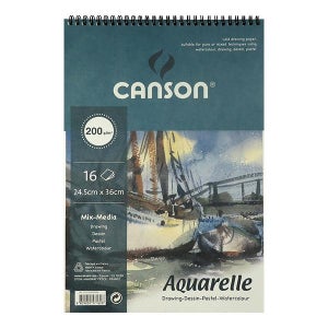 수채엠보싱스케치북(8절/CANSON)