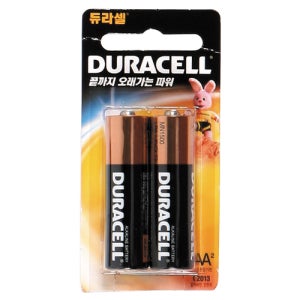듀라셀 알카라인 건전지(AA2)