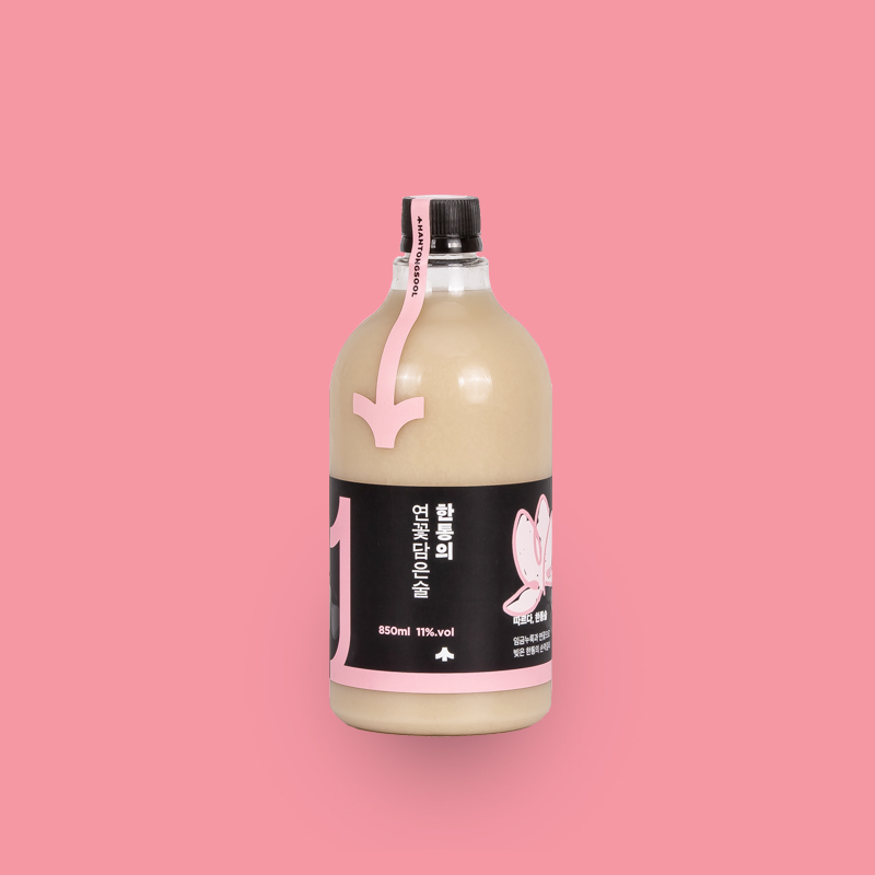 꽃 막걸리 - 와인 같은 연꽃담은술 11도 850ml 프리미엄 선물 전통