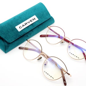 까르벵 세련된 캣츠아이스타일 여성용 메탈 고급안경 CARVEN ELLY