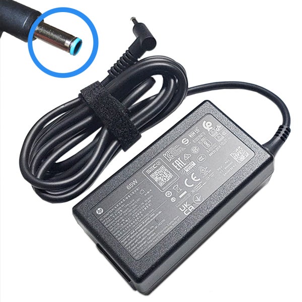 HP 노트북 충전기 어댑터 45W 65W 연결잭 직경 4.5mm 센터핀 블루팁