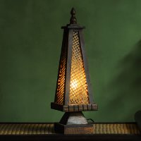 대나무 라탄 단스탠드 거실조명 무드등 수면등 램프