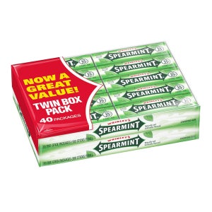 위글리 껌 5개입 40팩 2세트 스피어민트 맛Wrigley’s Spearmint Gum (5 ct., 40 pks.)
