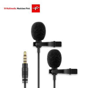 IK Multimedia iRig Mic Lav 2 모바일 원격수업 / 녹음 / 방송용 클립온 마이크