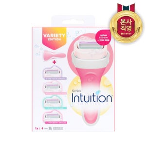 쉬크 인튜이션 제모 기획팩 핸들1개+날4입(혼합)