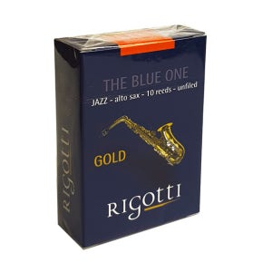 중앙악기 RIGOTTI 리고티 골드 재즈 알토 색소폰 리드, 10매 RG-JSA