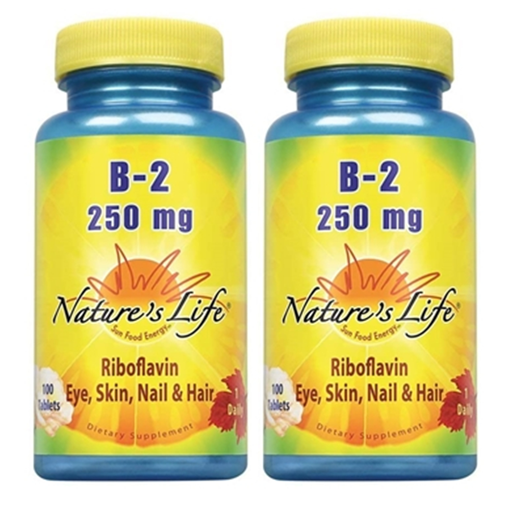 Nature’s Life Vitamin B-2 네이처스 라이프 비타민 B-2 250mg 100정 2팩