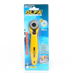 원형 커터 칼 RTY-1/C 28mm OLFA Rotary Cutter 가죽공예 도구