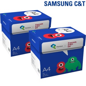 삼성물산 에잇세컨즈 복사용지 75g 2500매, 2개