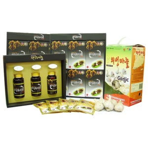 토종원 의성흑마늘 부부형 진액2BOX+환1BOX 싹틔운의성홍화환250g증정 천연100%자연숙성