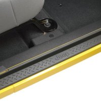 랭글러JK 2도어 모파 도어 실가드 Door Sill Kit in Black Plastic with Jeep Logo