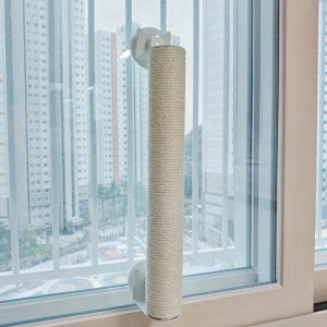 고양이 수직 기둥 면줄 스크래쳐 수직형