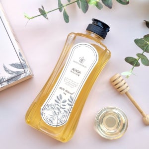 허니봉봉 국산 프리미엄 튜브 자연 벌꿀 아카시아꿀 1kg