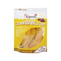 강아지 고구마 말랭이 넙적 그대로 말랑고구마 250g