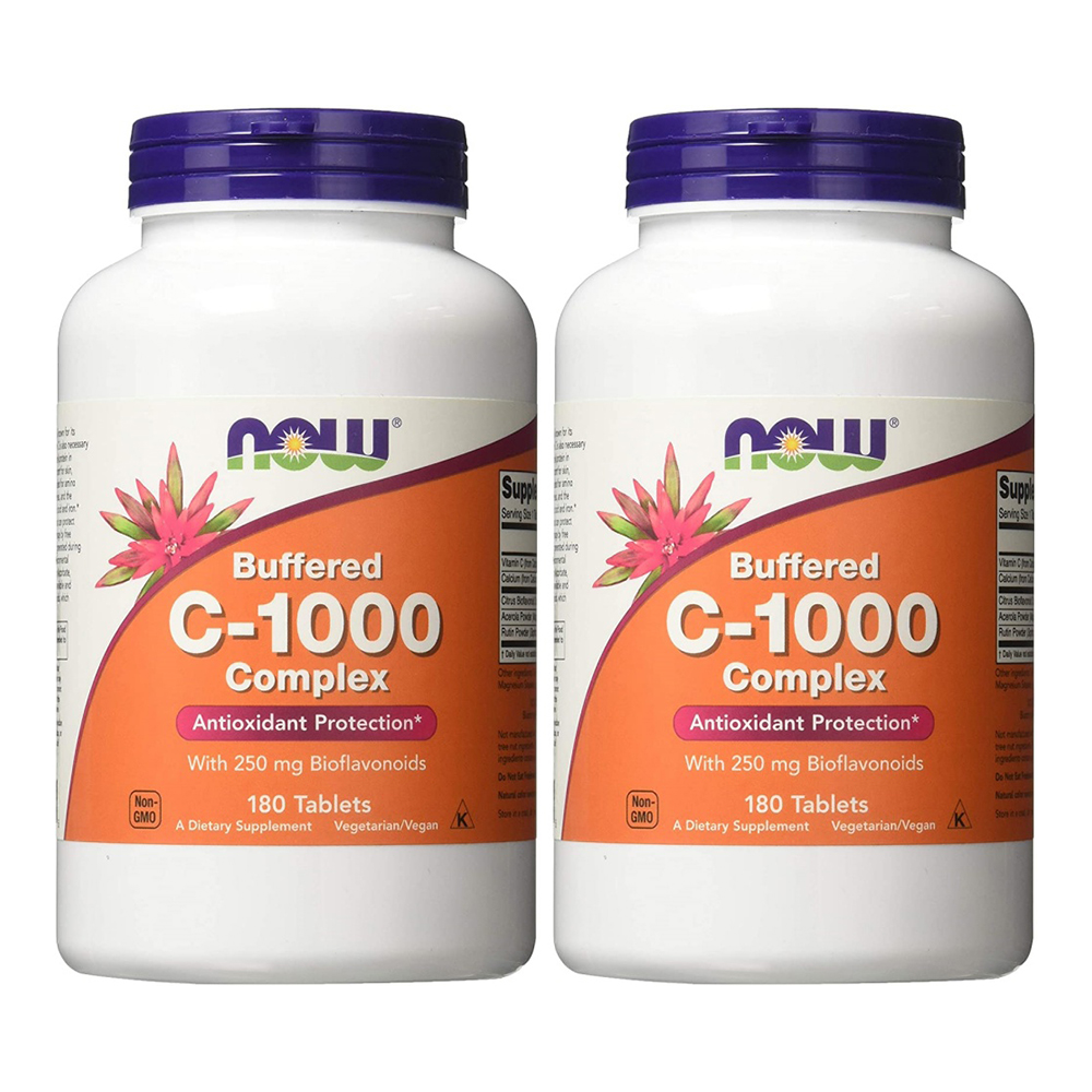 Now Foods Buffered 나우푸드 <b>버퍼드 C-1000 컴플렉스</b> 180정 2팩