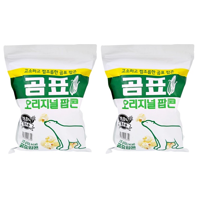 곰표과자 곰표 콜라보 오리지널 팝콘