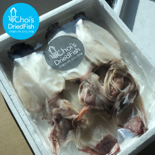 초이스건어물 AAA급 우윳빛 한치 건한치 1kg 대용량